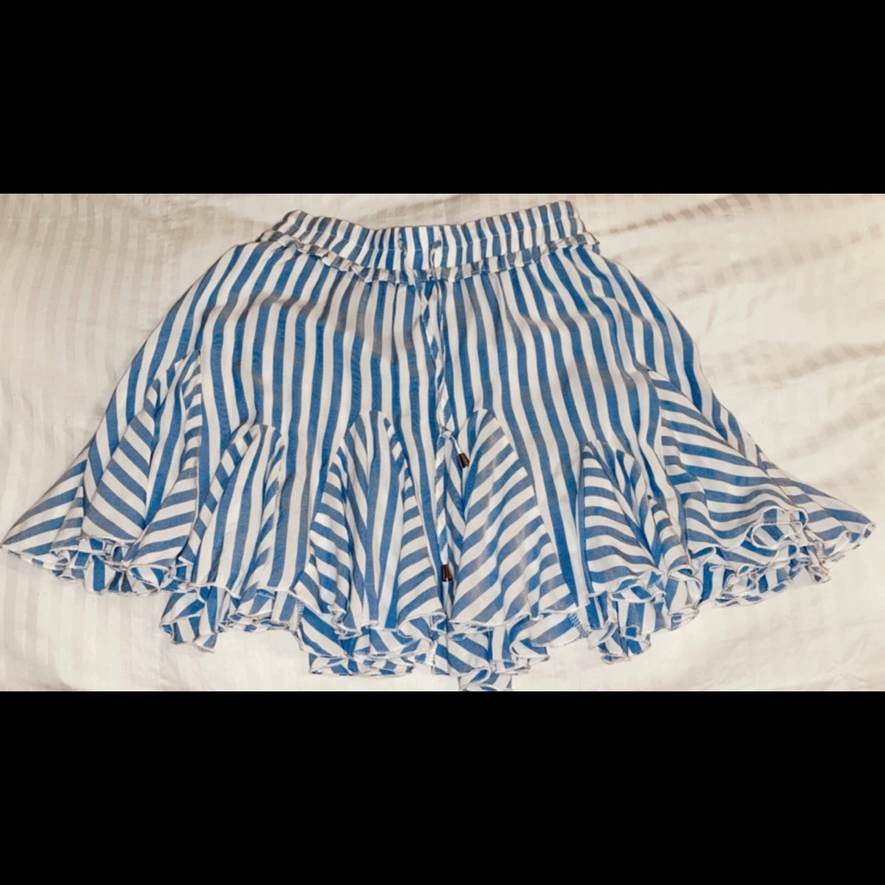 Entro blue and white skirt